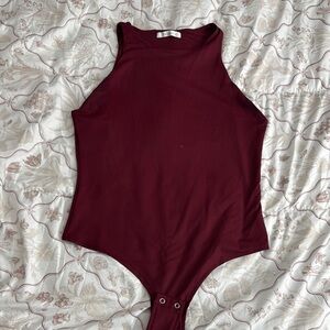 Burgundy One Piece
